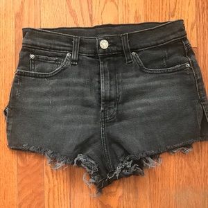 BDG black denim cutoffs
